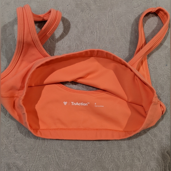 NWOT - Small - Aritzia - TNA - TnaBUTTER™ Mini Bra Top in Coral / Peach - Picture 2 of 4